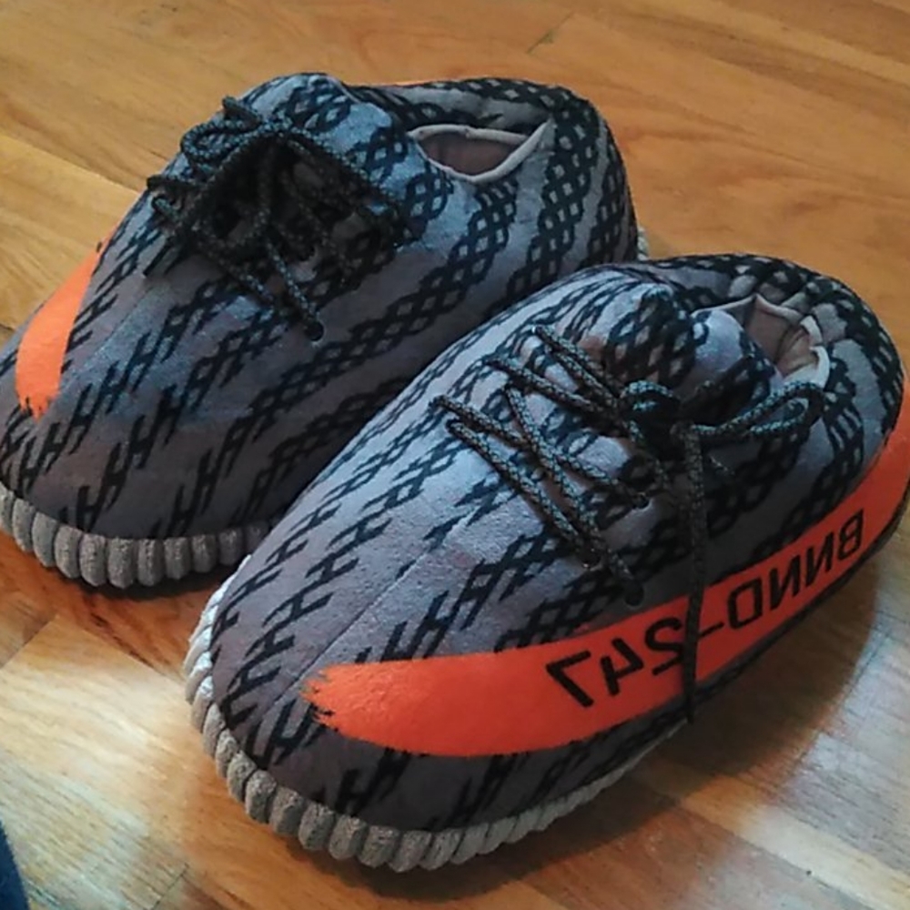 Yeezy inspired giant slippers